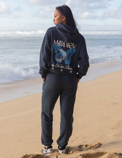 Elevated Faith Made New Butterfly Unisex Hoodie