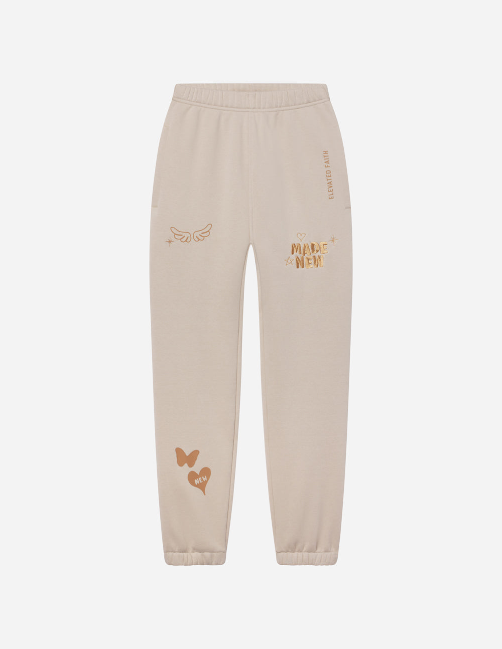Elevated Faith Made New Cream Unisex Sweatpant