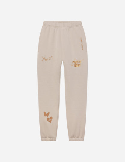 Elevated Faith Made New Cream Unisex Sweatpant