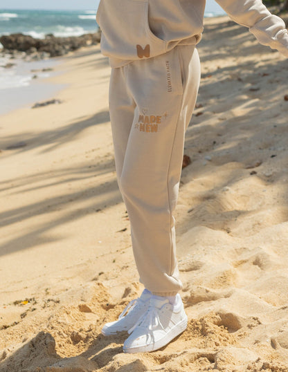 Elevated Faith Made New Cream Unisex Sweatpant