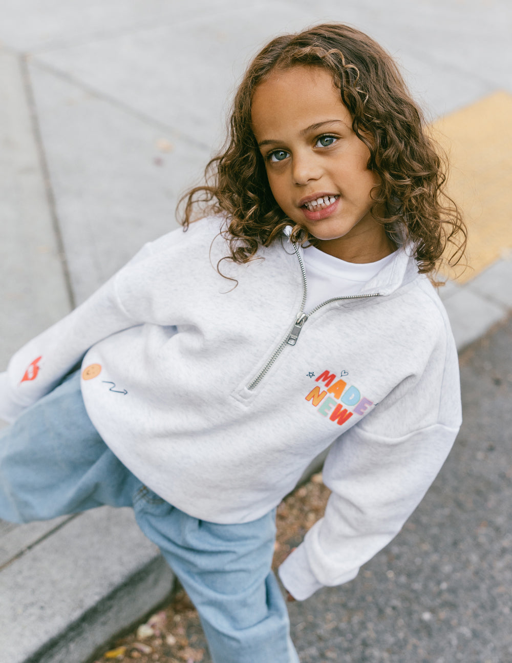 Elevated Faith Made New Kids Half-Zip