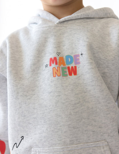 Elevated Faith Made New Kids Hoodie