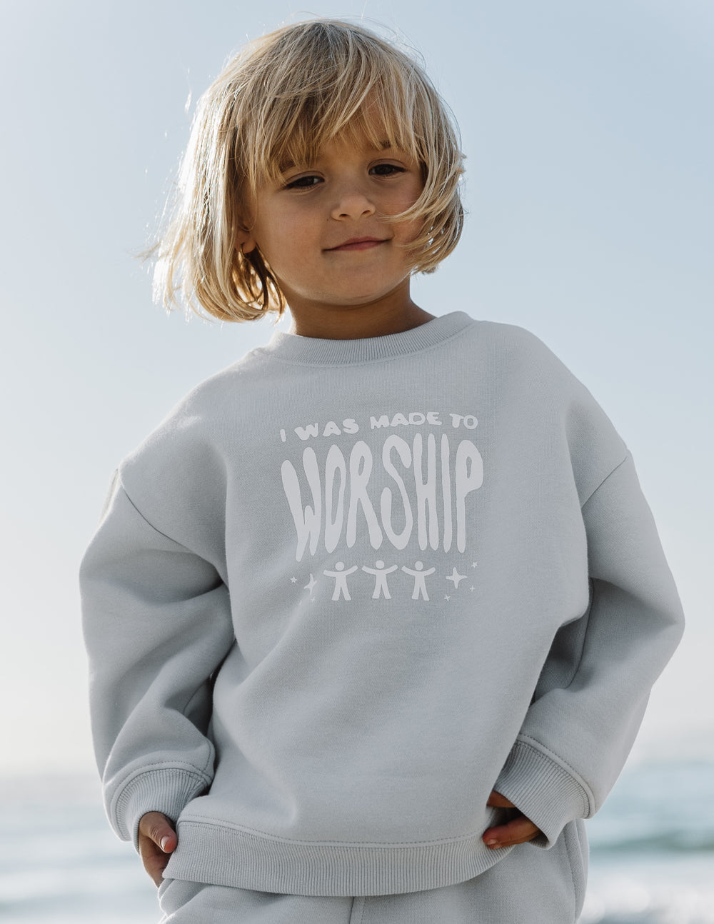 Elevated Faith Made To Worship Kids Crewneck