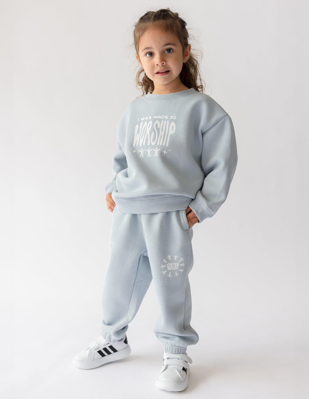 Elevated Faith Made To Worship Kids Crewneck