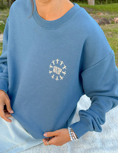Elevated Faith Made to Worship Unisex Crewneck