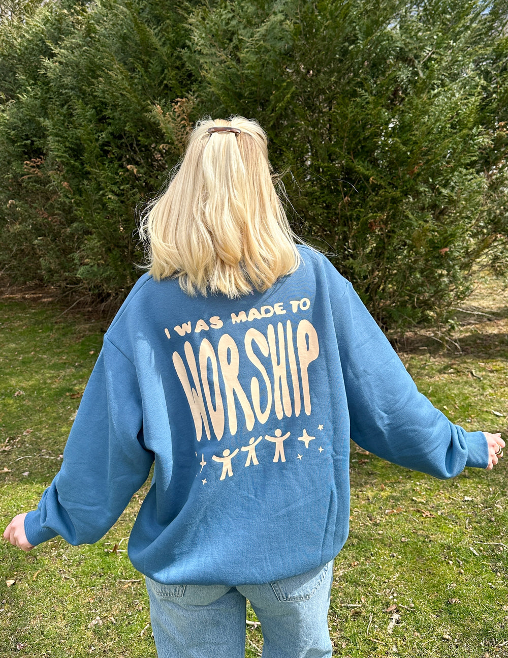 Elevated Faith Made to Worship Unisex Crewneck