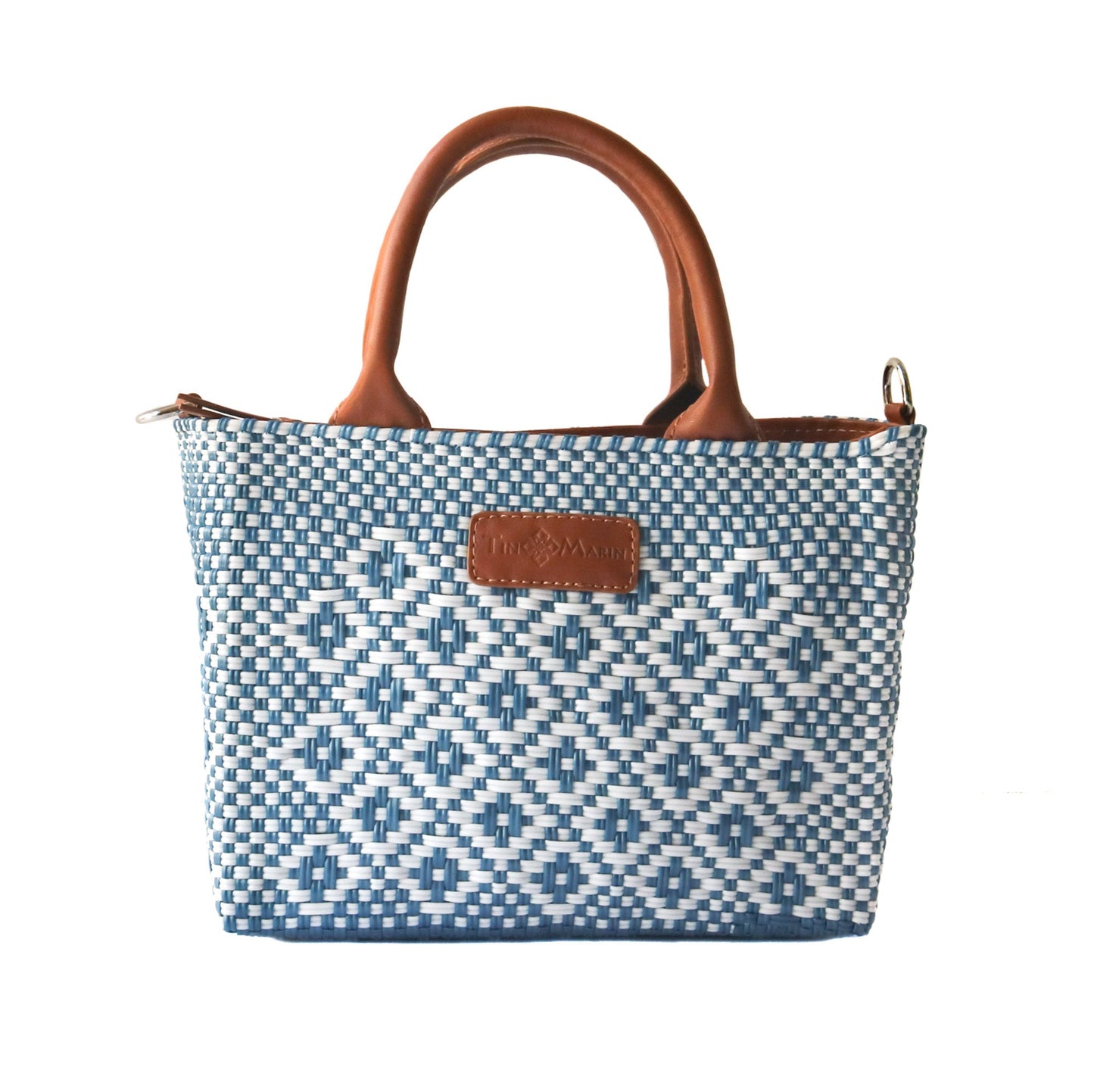 Marine Small Woven Crossbody Bag