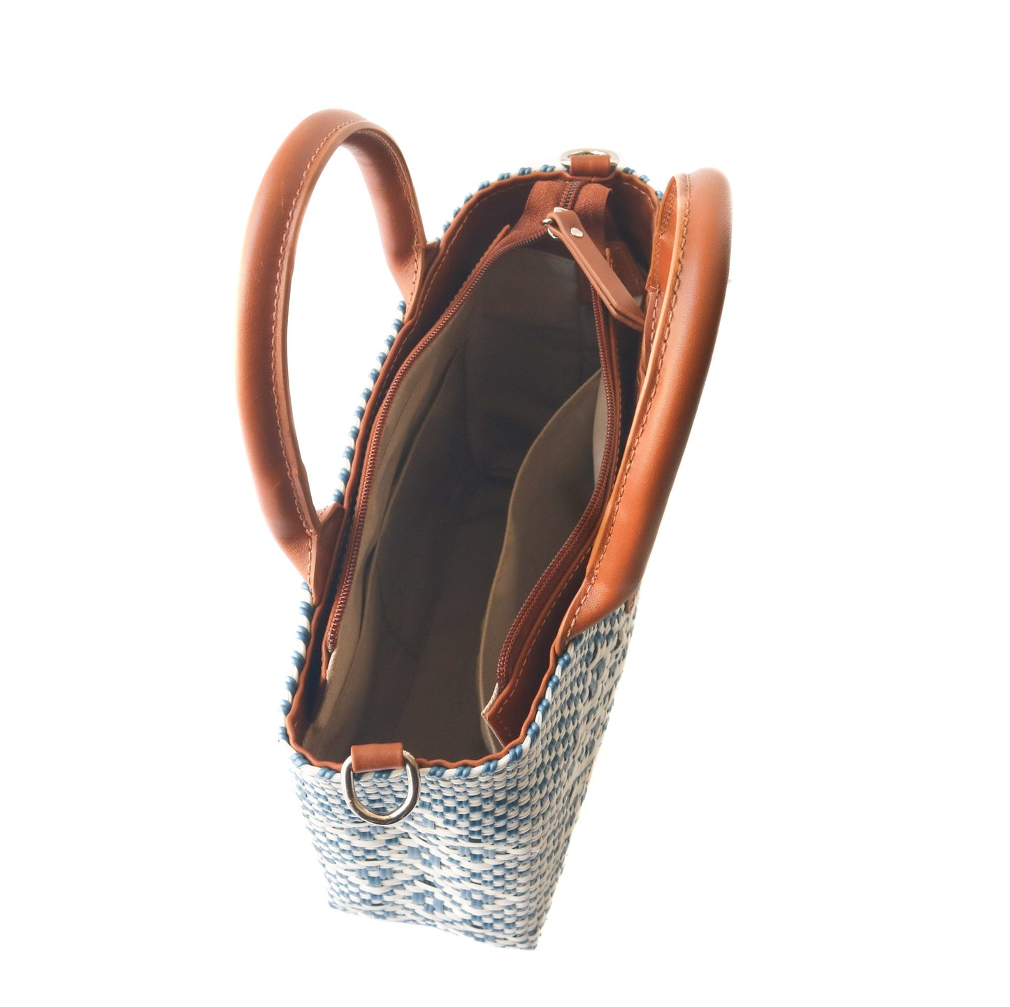 Marine Small Woven Crossbody Bag