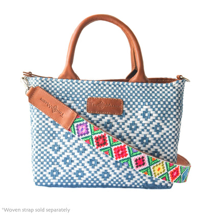 Marine Small Woven Crossbody Bag