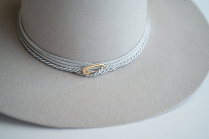 Marme Hats The Graceful in Cool Gray