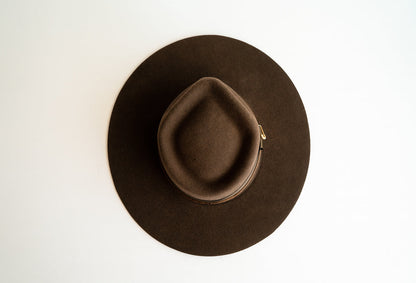 Marme Hats The Powerful in Chocolate Brown