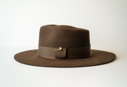Marme Hats The Powerful in Chocolate Brown