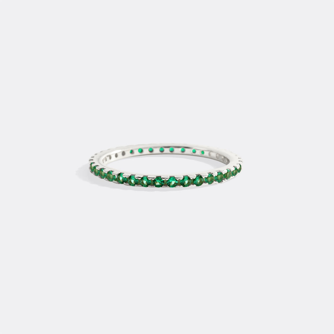 Mint & Lily May Birthstone Eternity Stacking Ring