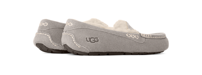 UGG Ansley Womens Slippers — Light Grey Suede