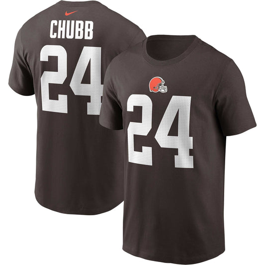 Nike Men's Nick Chubb Cleveland Browns Player N&N T-Shirt