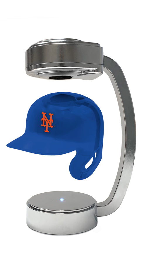 New York Mets MLB Mini Hover Helmet W/ Chrome Base