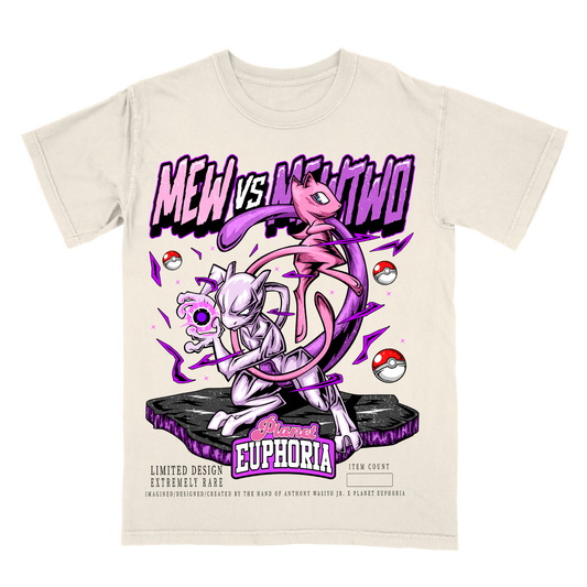 Mew vs MewTwo Limited Edition Graphic T-Shirt