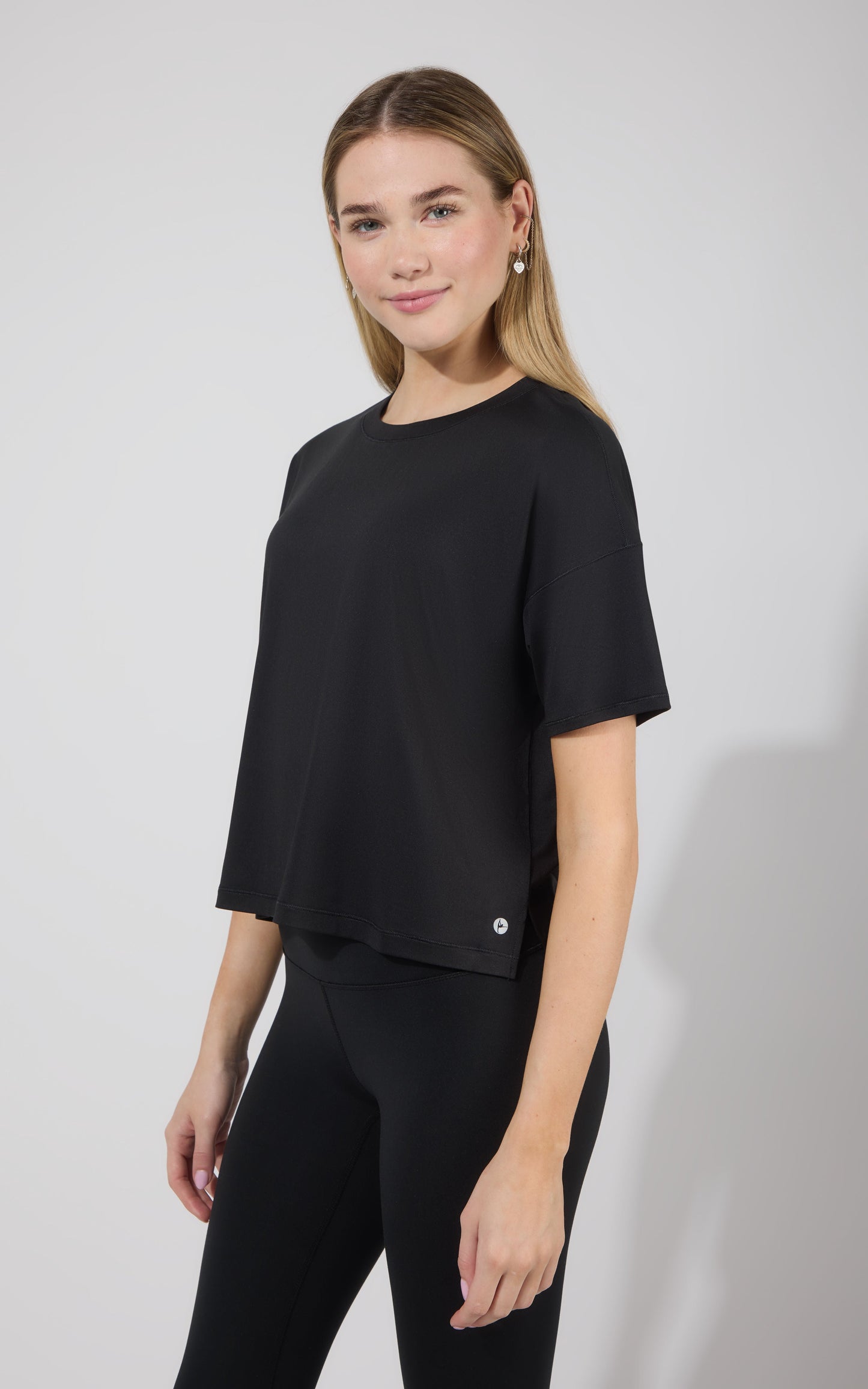 2 Pack Super Soft Deluxe Boxy Cropped Tee