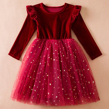 New Long Sleeve Dress for Girls - Autumn & Winter Collection