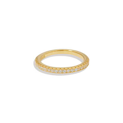 Mint & Lily Micro Pavé Eternity Stacking Ring