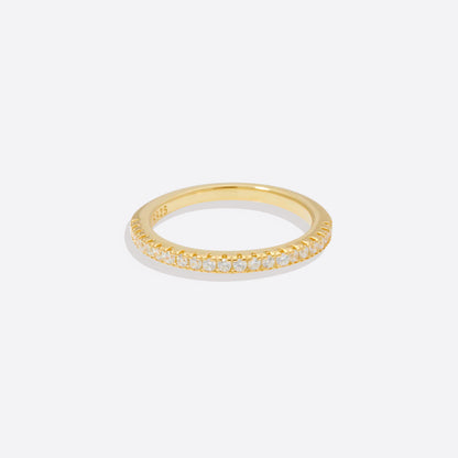 Mint & Lily Micro Pavé Eternity Stacking Ring