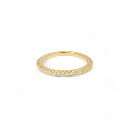 Mint & Lily Micro Pavé Eternity Stacking Ring