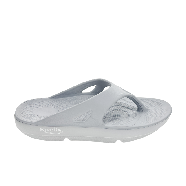 Sovella Active Recovery Sandals Women's PF Thong Light Grey