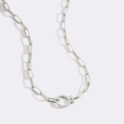 Mint & Lily Mint Paperclip Necklace