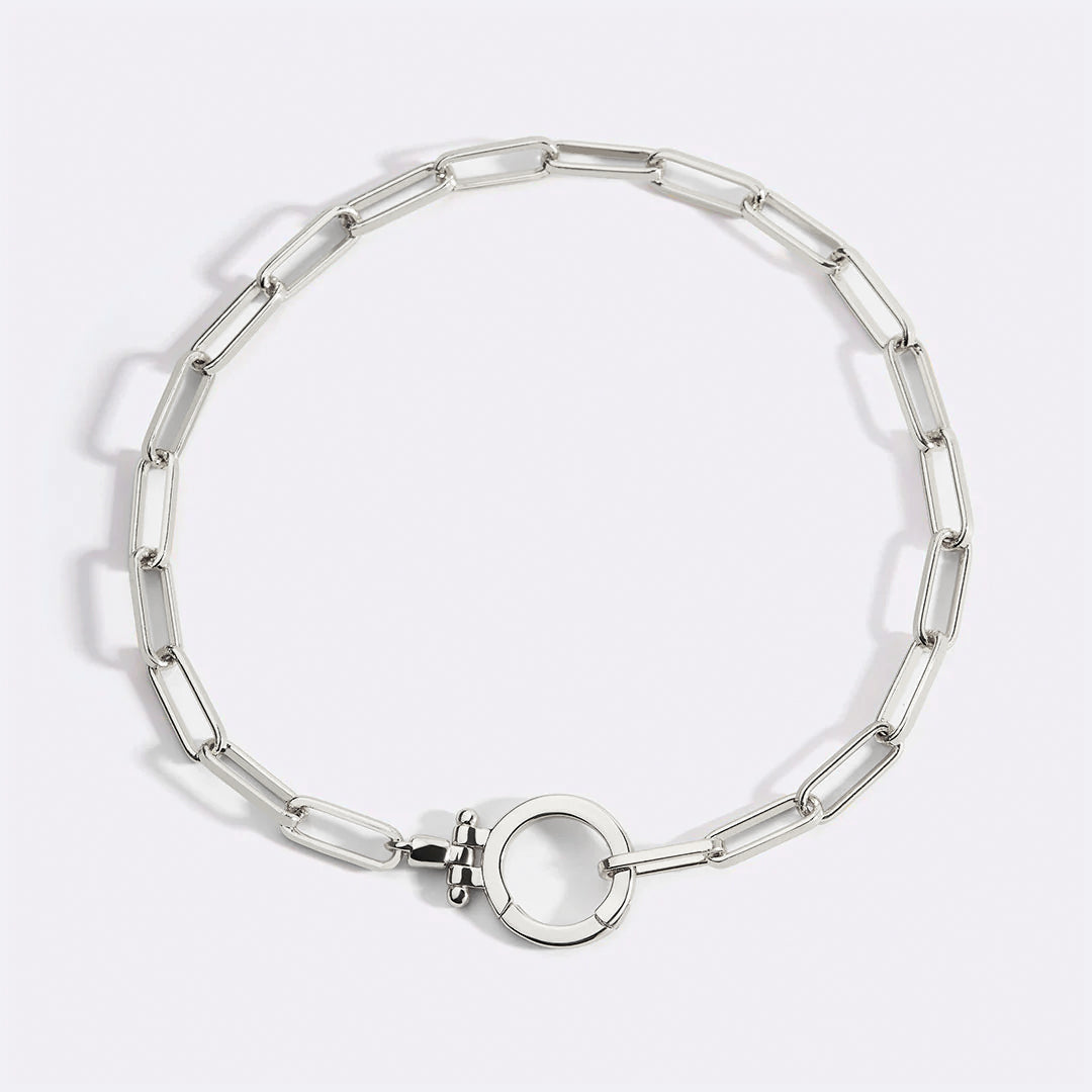 Mint & Lily Mint Paperclip Bracelet