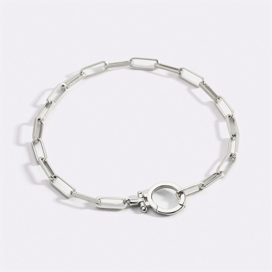Mint & Lily Mint Paperclip Bracelet