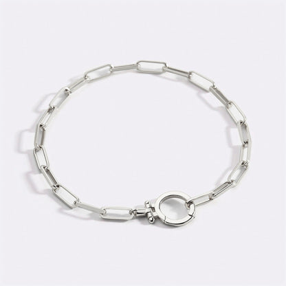 Mint & Lily Mint Paperclip Bracelet