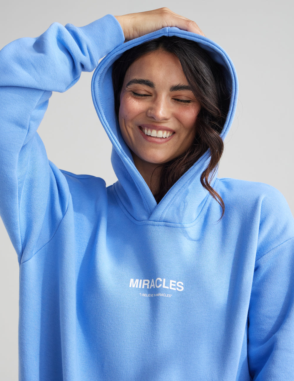 Elevated Faith Miracles Blue Unisex Hoodie