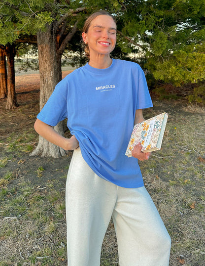 Elevated Faith Miracles Blue Unisex Tee