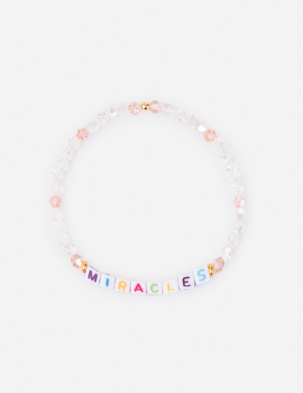 Elevated Faith Miracles Letter Bracelet