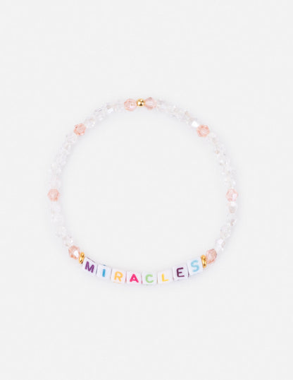 Elevated Faith Miracles Letter Bracelet
