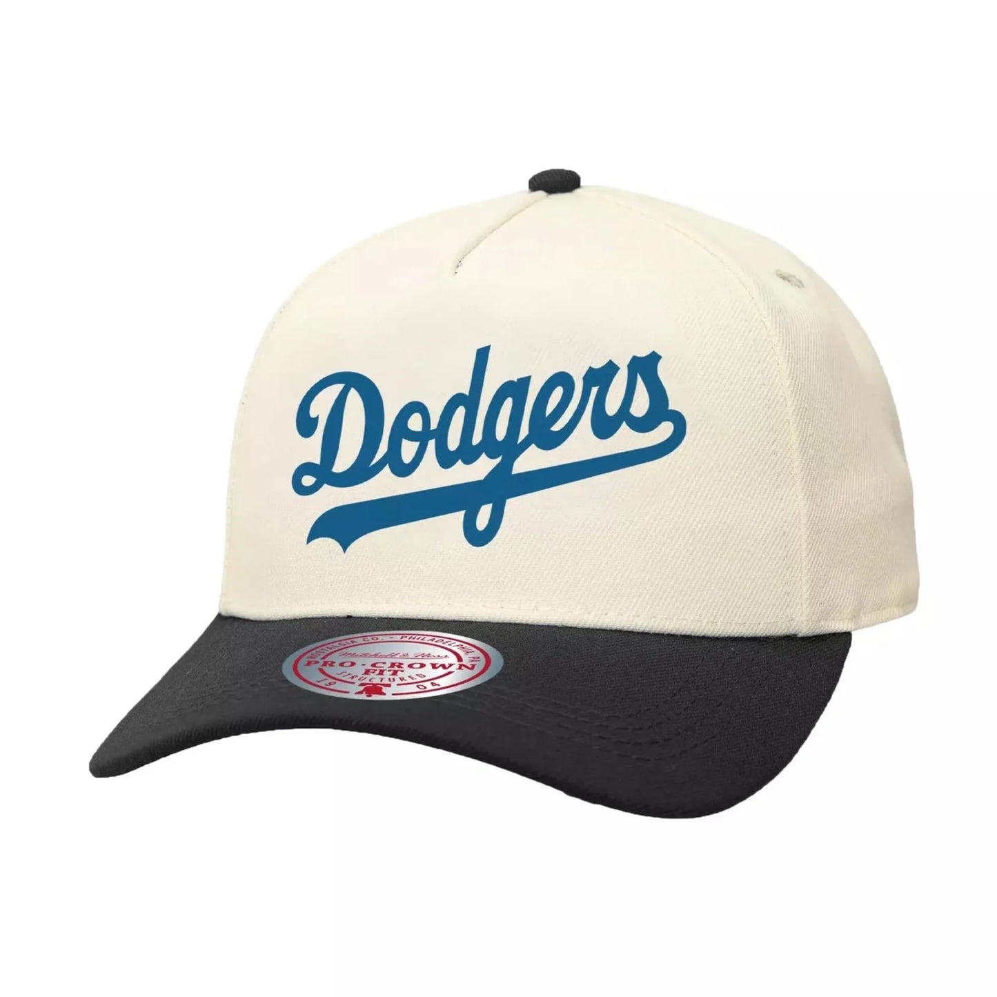 Mitchell & Ness Men's MLB Off Word Pro Snapback Dodgers Snapback Caps