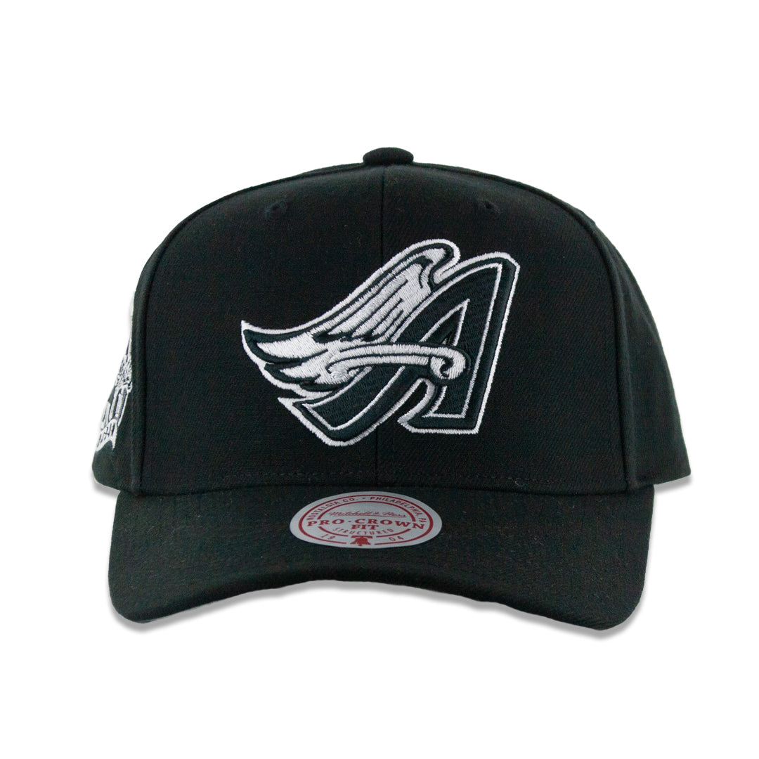 Men's Mitchell & Ness MLB Panda Pro Snapback Coop Angels - Black