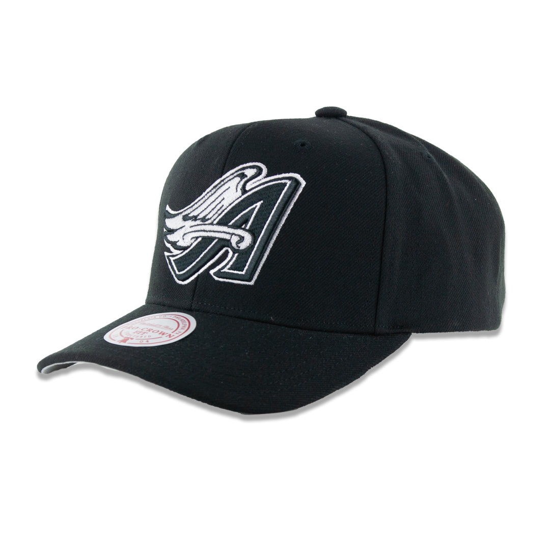 Men's Mitchell & Ness MLB Panda Pro Snapback Coop Angels - Black