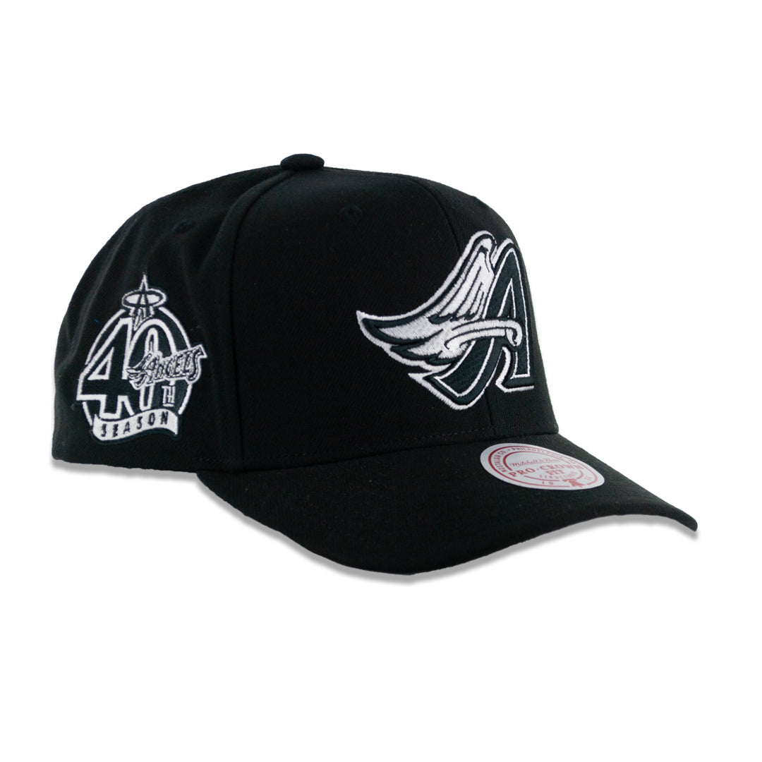 Men's Mitchell & Ness MLB Panda Pro Snapback Coop Angels - Black