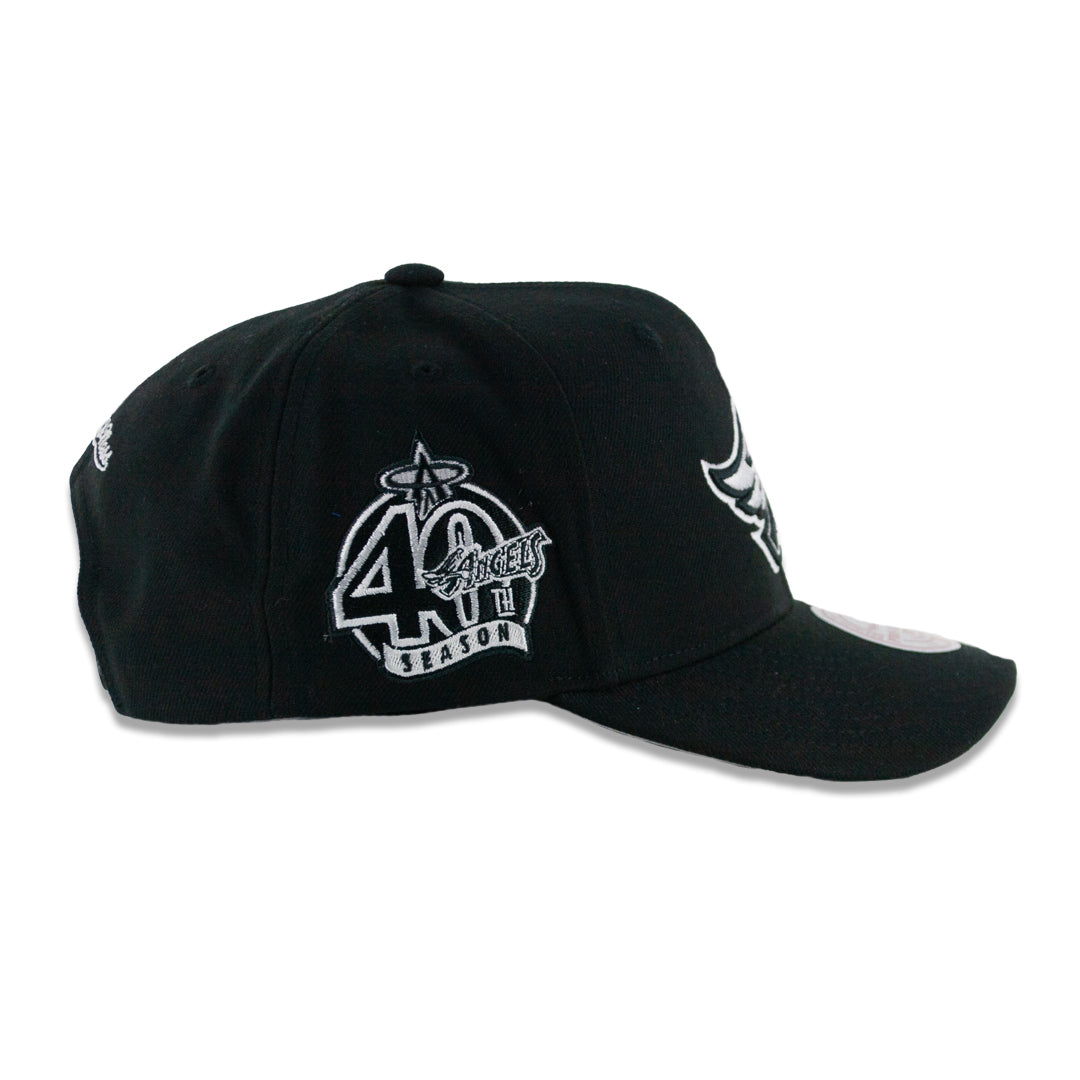 Men's Mitchell & Ness MLB Panda Pro Snapback Coop Angels - Black