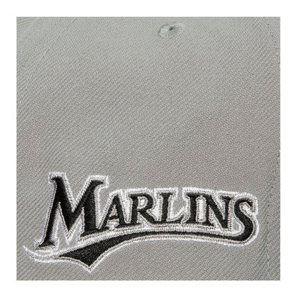 Mitchell & Ness Men's MLB Away Snapback Coop Marlins Snapback Caps
