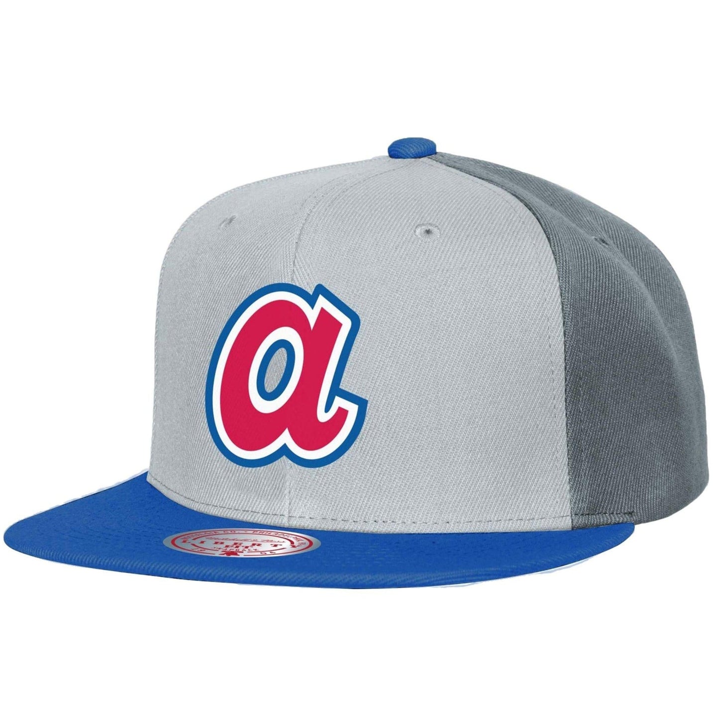 Mitchell & Ness Men's MLB Triple Play Liberty Snapback Coop Braves Snapback Caps