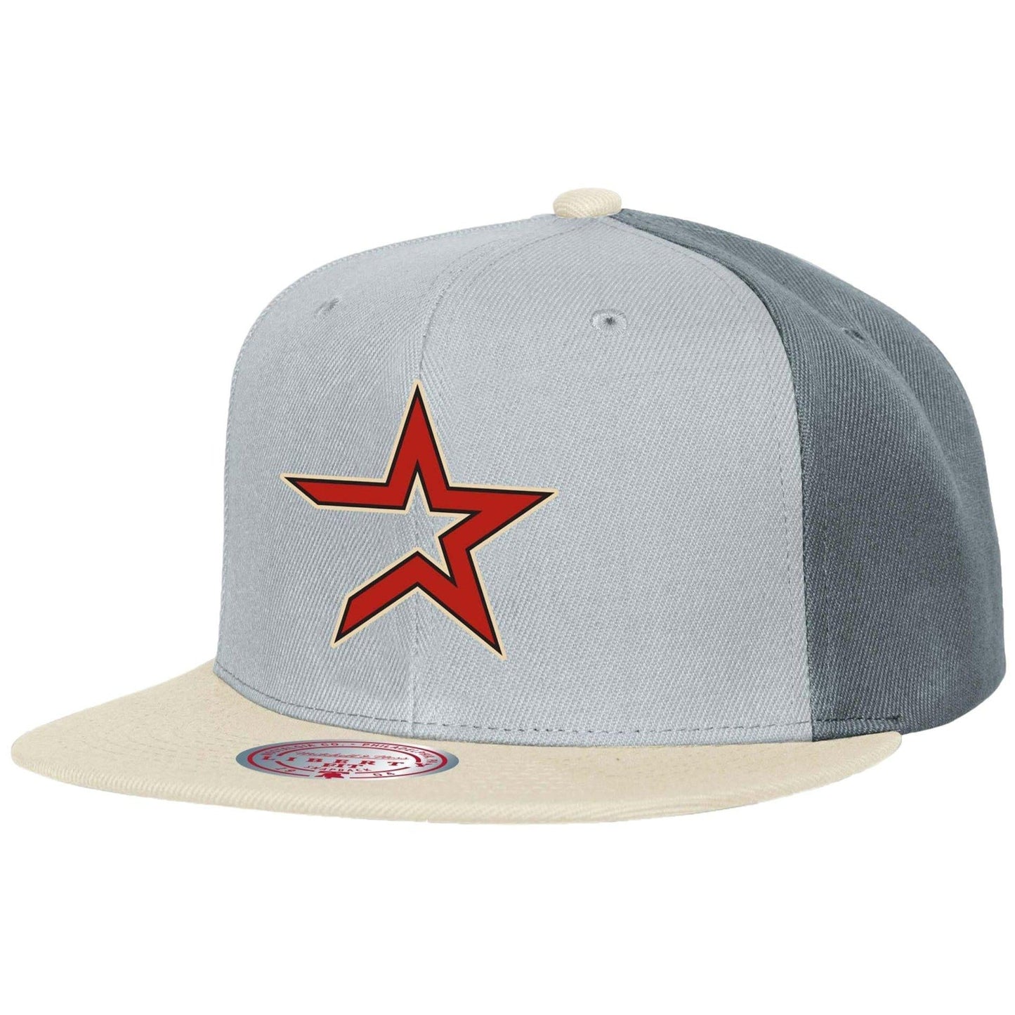 Mitchell & Ness Men's MLB Triple Play Liberty Snapback Coop Astros Snapback Caps