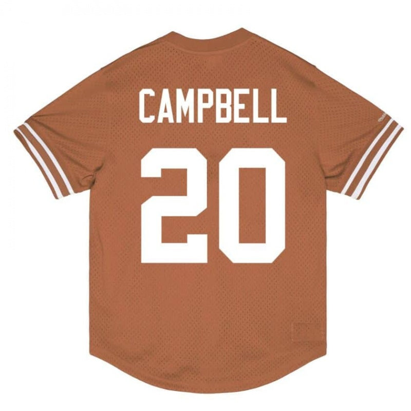 Men's Mitchell & Ness Ncaa N&N Mesh Crewneck Austin 1977 Earl Campbell