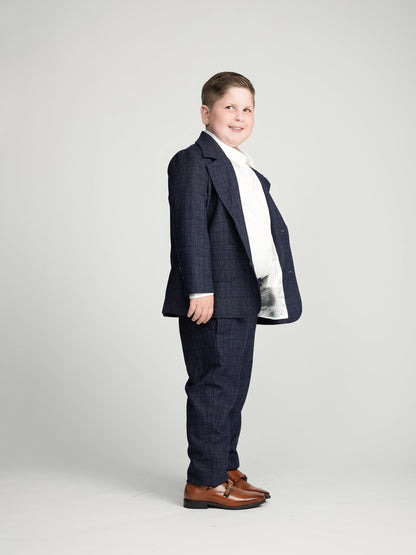 Navy Glen Plaid Dress Pants