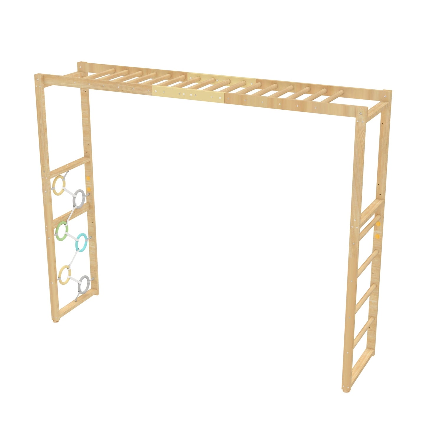 Monkey Bar Attachment – For 95 Inch MODULAR Walnut Swedish Ladder