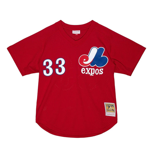 Mitchell & Ness Men's MLB Authentic Bp Jersey - Pullover Expos 1989 Larry Walker Jerseys