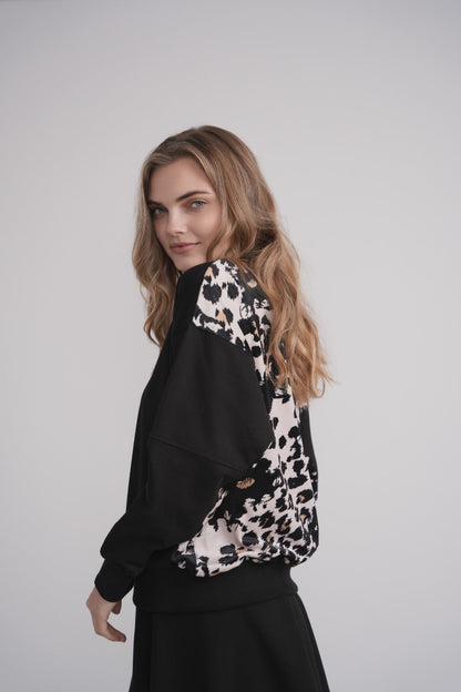 Velour Back Animal Print