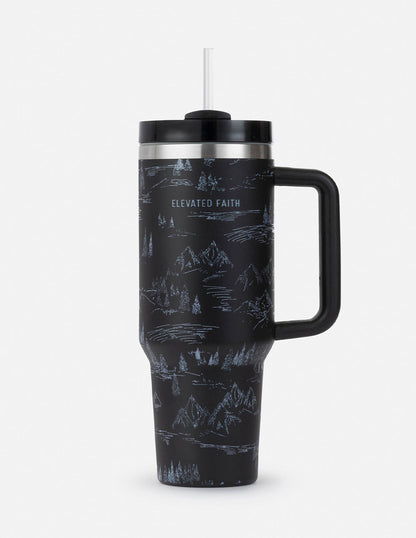 Elevated Faith Mountainscape 40 oz Tumbler