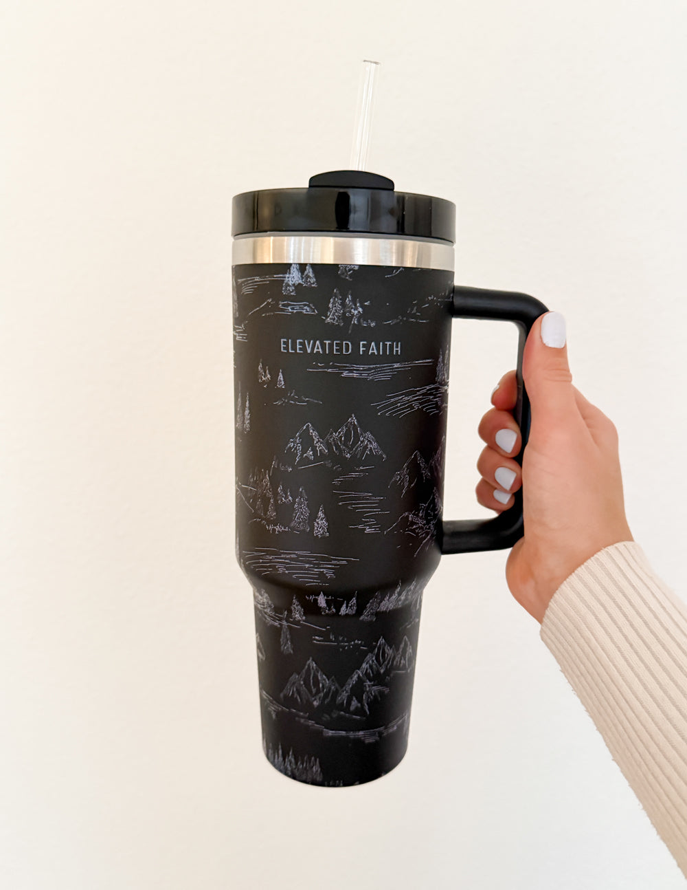 Elevated Faith Mountainscape 40 oz Tumbler